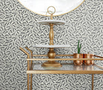 FC62200 botanical wallpaper decor from the French Country collection by Seabrook Designs