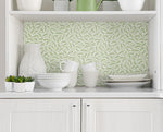 FC62204 botanical wallpaper decor from the French Country collection by Seabrook Designs