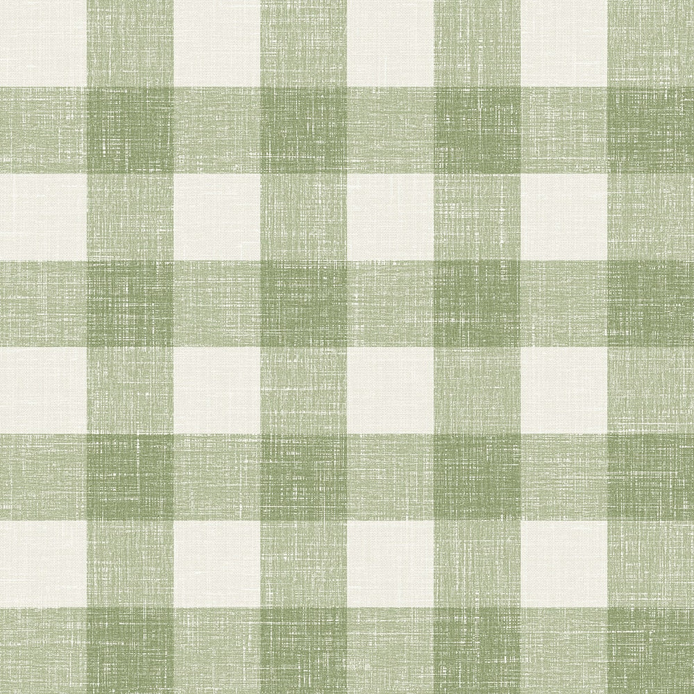 FC62304 gingham plaid wallpaper from the French Country collection by Seabrook Designs