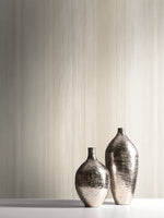 Watercolor striped wallpaper decor FI71201 from the French Impressionist collection by Seabrook Designs