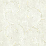 French Impressionist Scroll Wallpaper