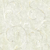 French Impressionist Scroll Wallpaper