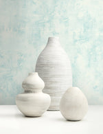 Aqua textured vinyl wallpaper decor FI72112 from the French Impressionist collection by Seabrook Designs