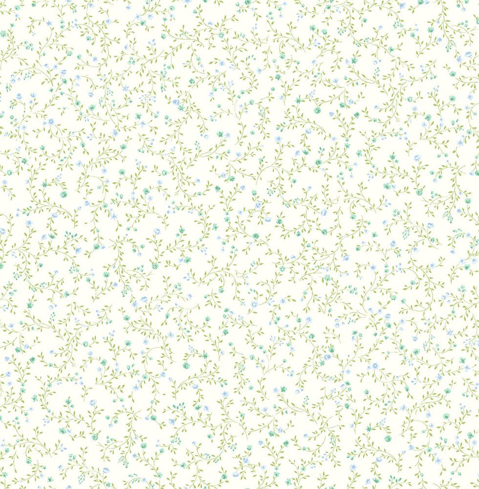 SD40506SG teeny blossom floral wallpaper from Say Decor