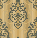 Damask wallpaper GT21800 from the Geo collection by Seabrook Designs