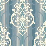 Damask wallpaper GT21802 from the Geo collection by Seabrook Designs