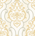 Damask wallpaper GT21805 from the Geo collection by Seabrook Designs