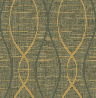 Ogee wallpaper GT21900 from the Geo collection by Seabrook Designs