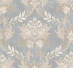 Wynnewood Vintage Arts and Crafts Damask Wallpaper