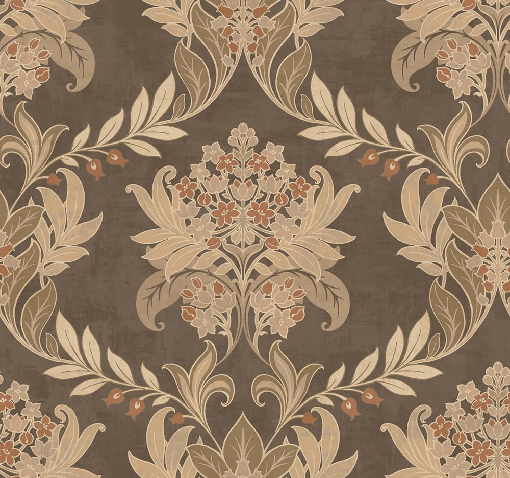 HE50707 Wynnewood vintage arts and crafts wallpaper from Say Decor
