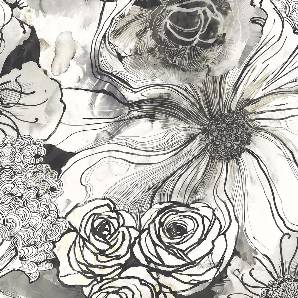 
                  
                    Abstract floral peel and stick wallpaper HG10100 from Harry & Grace
                  
                