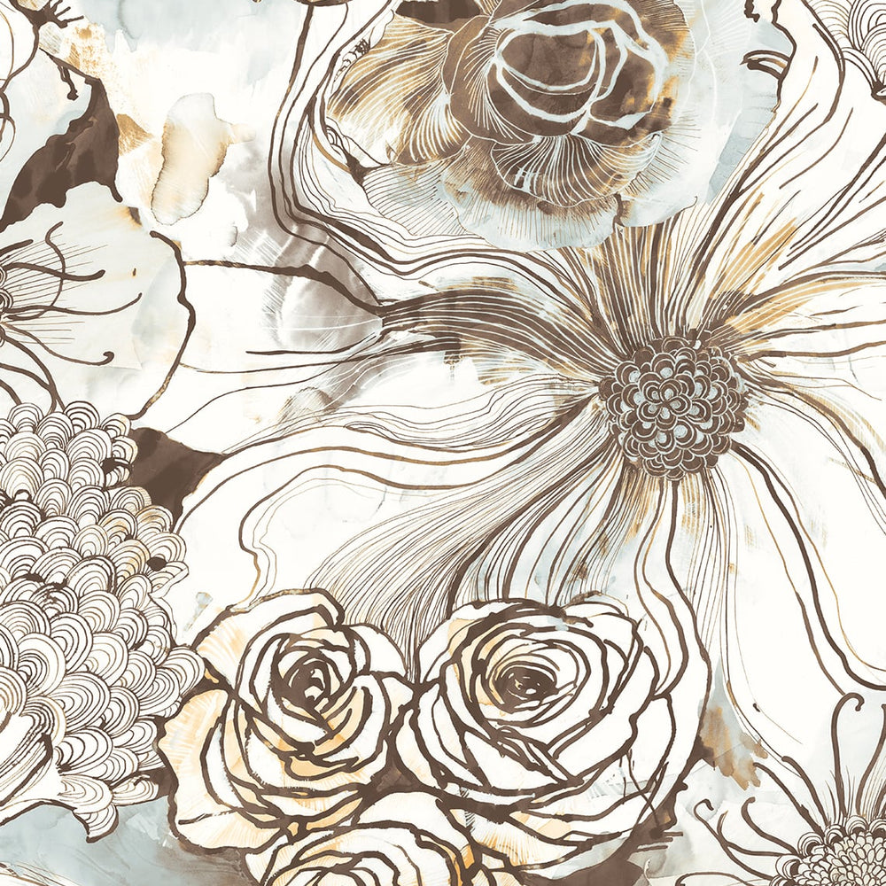 
                  
                    Abstract floral peel and stick wallpaper HG10106 from Harry & Grace
                  
                