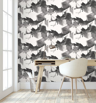 Abstract peel and stick wallpaper office HG10200 from Harry & Grace