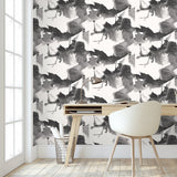 Abstract peel and stick wallpaper office HG10200 from Harry & Grace