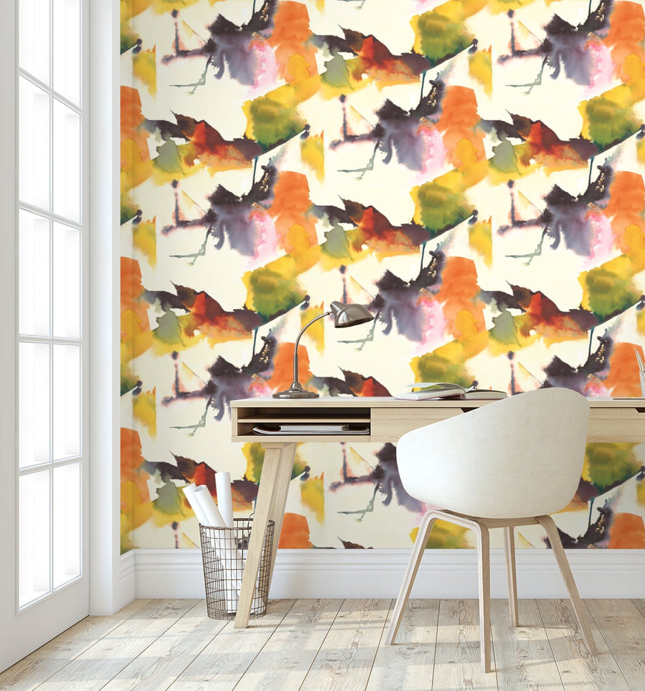 Abstract peel and stick wallpaper office HG10203 from Harry & Grace