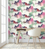 Abstract peel and stick wallpaper office HG10204 from Harry & Grace