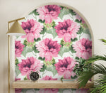 Floral peel and stick wallpaper decor HG10301 from Harry & Grace