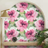 Floral peel and stick wallpaper decor HG10301 from Harry & Grace