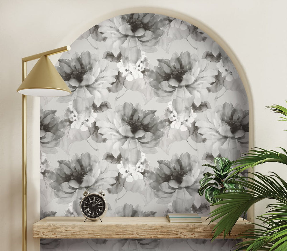Floral peel and stick wallpaper decor HG10308 from Harry & Grace