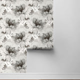 Floral peel and stick wallpaper roll HG10308 from Harry & Grace