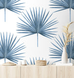HG10402 palm leaf peel and stick wallpaper decor from Harry & Grace
