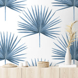 HG10402 palm leaf peel and stick wallpaper decor from Harry & Grace