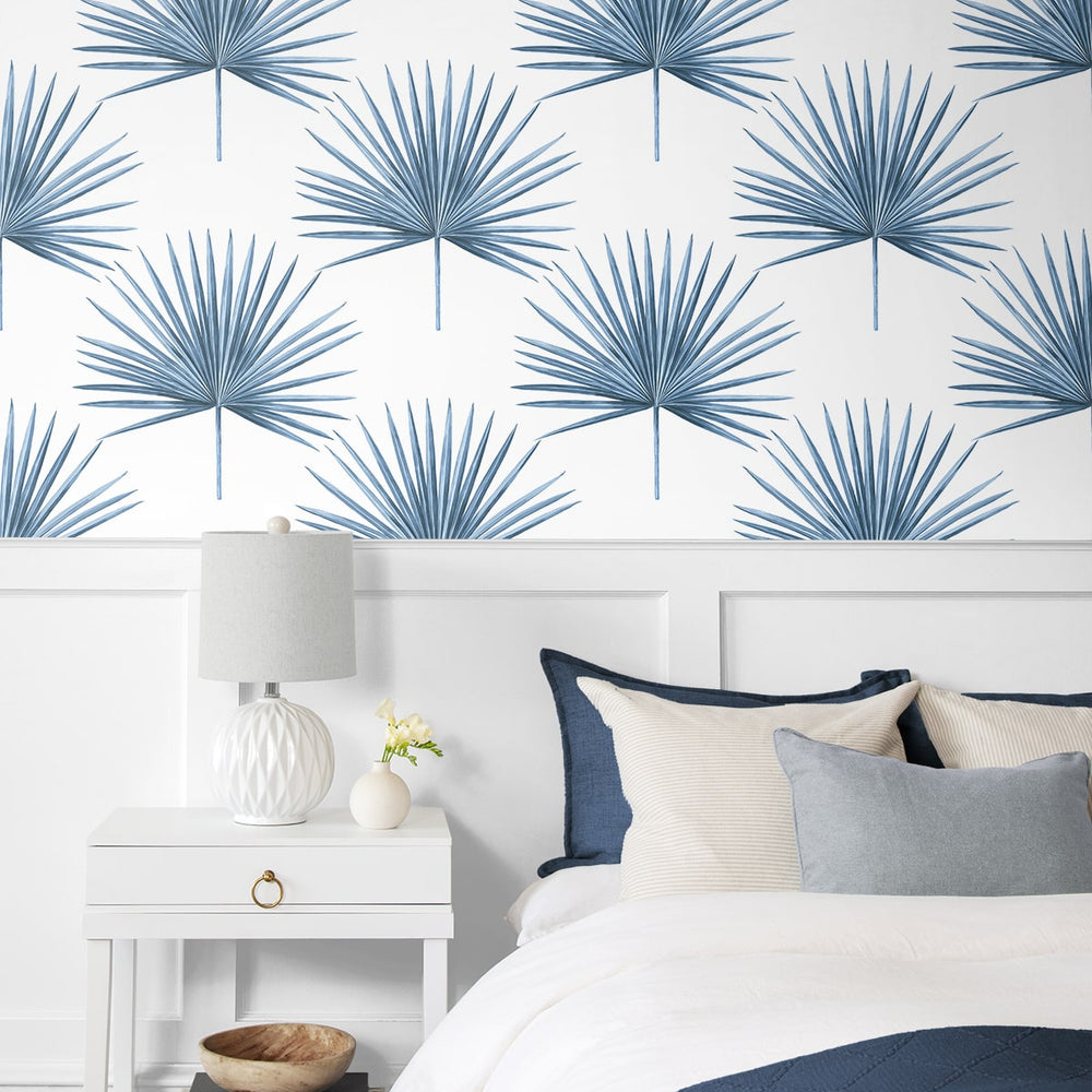 
                  
                    HG10402 palm leaf peel and stick wallpaper bedroom from Harry & Grace
                  
                