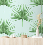 HG10404 palm leaf peel and stick wallpaper decor from Harry & Grace