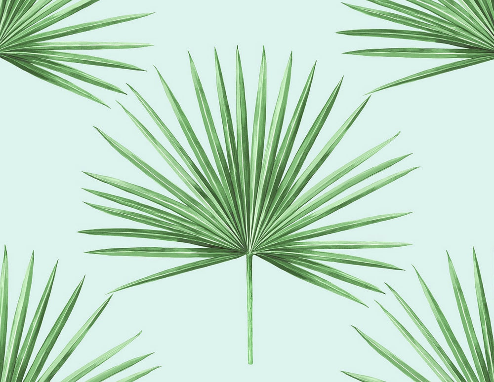 HG10404 palm leaf peel and stick wallpaper from Harry & Grace