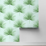 HG10404 palm leaf peel and stick wallpaper roll from Harry & Grace