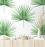 HG10414 palm leaf peel and stick wallpaper decor from Harry & Grace