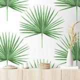 HG10414 palm leaf peel and stick wallpaper decor from Harry & Grace