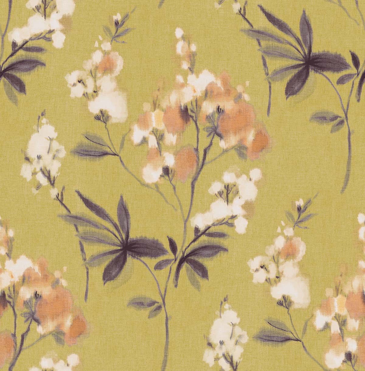 SD40404MI Carina impressionist floral retro wallpaper from Say Decor
