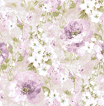 SD91504MI Lauren impressionist floral wallpaper from Say Decor