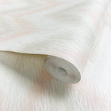 Luxe Retreat Regent Flamestitch Stringcloth Wallpaper