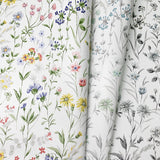 NextWall wildflower floral peel and stick removable wallpaper