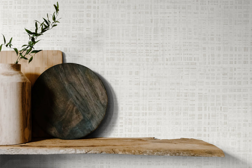Faux wallpaper JP10100 decor from the Japandi Style collection by Seabrook Designs