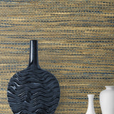 Faux grasscloth wallpaper accent JP10325 from the Japandi Style collection by Seabrook Designs