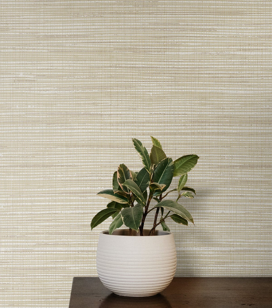 Stringcloth wallpaper decor JP10405 from the Japandi Style collection by Seabrook Designs