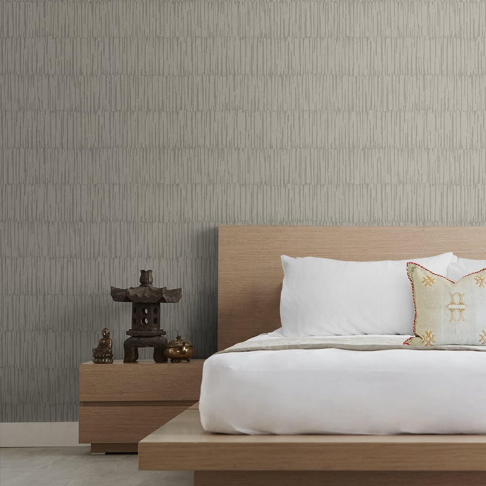 
                  
                    Striped wallpaper bedroom JP10607 from the Japandi Style collection by Seabrook Designs
                  
                
