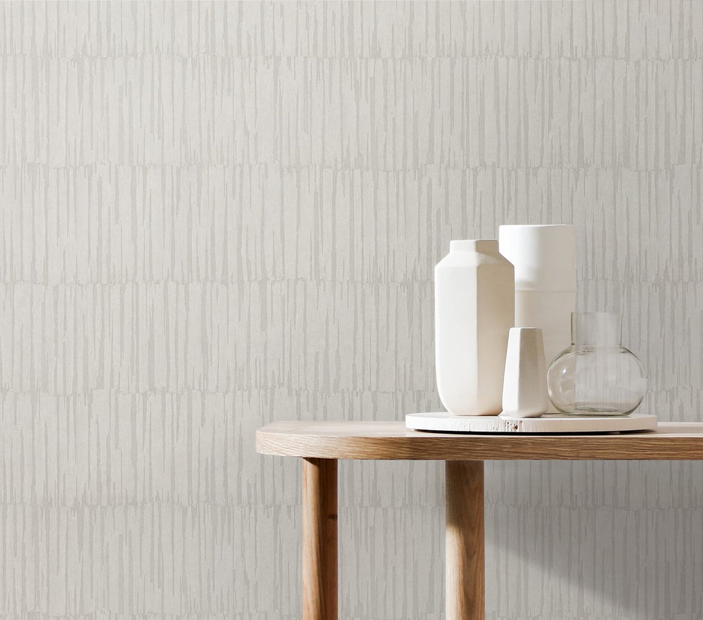 Striped wallpaper decor JP10610 from the Japandi Style collection by Seabrook Designs