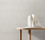 Striped wallpaper decor JP10610 from the Japandi Style collection by Seabrook Designs
