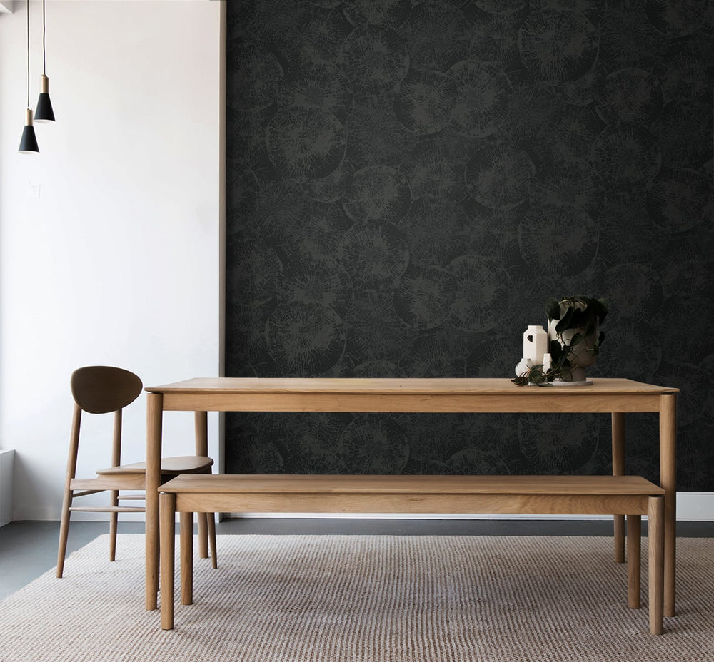 JP10710 wallpaper dining room from the Japandi Style collection by Seabrook Designs
