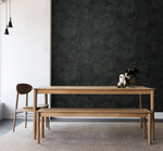 JP10710 wallpaper dining room from the Japandi Style collection by Seabrook Designs