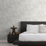 JP10908 wallpaper bedroom from the Japandi Style collection by Seabrook Designs