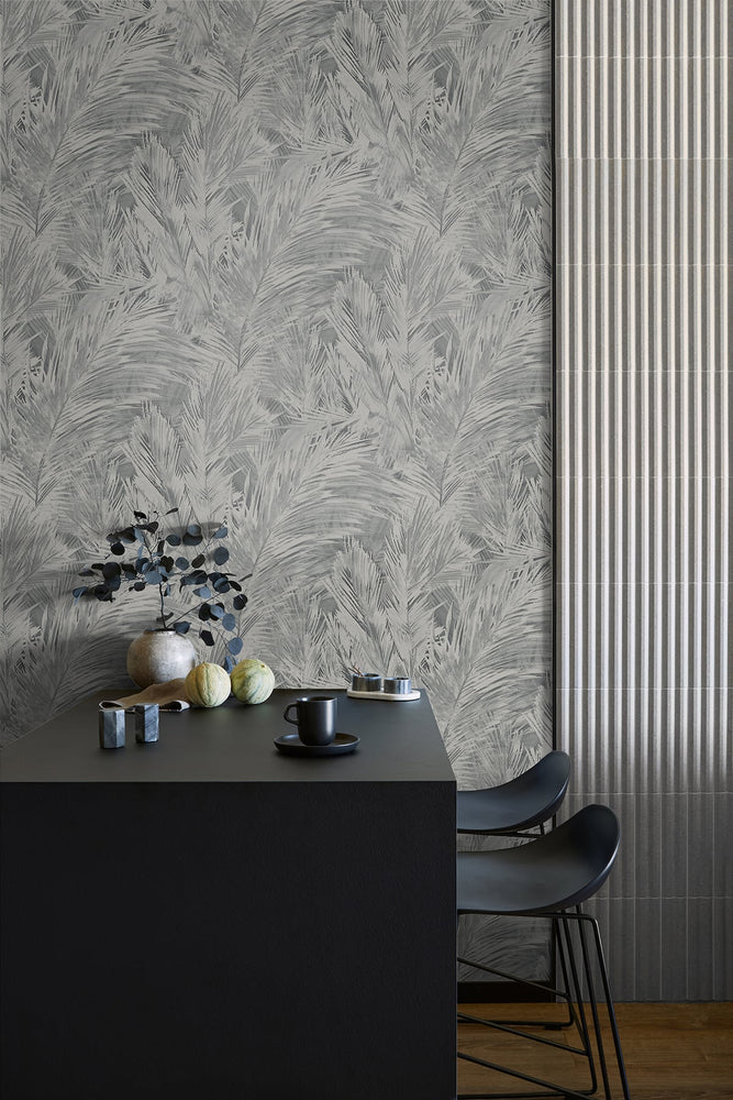 Leaf vinyl wallpaper decor JP11008 from the Japandi Style collection by Seabrook Designs