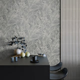 Leaf vinyl wallpaper decor JP11008 from the Japandi Style collection by Seabrook Designs