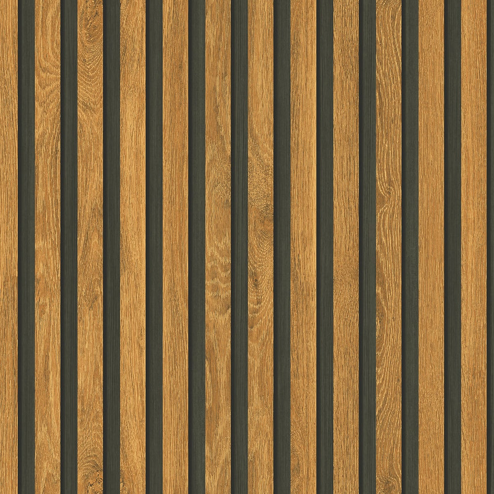 Faux wood slat wallpaper JP11103 from the Japandi Style collection by Seabrook Designs