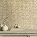 Faux wicker wallpaper decor JP11205 from the Japandi Style collection by Seabrook Designs