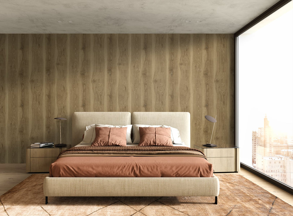 Textured vinyl wallpaper bedroom JP11307 from the Japandi Style collection by Seabrook Designs